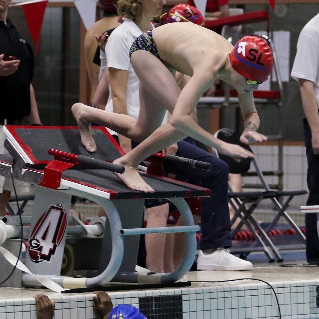 Ian DuTeau at Gabrielsen Natatorium on the University of Georgia Campus