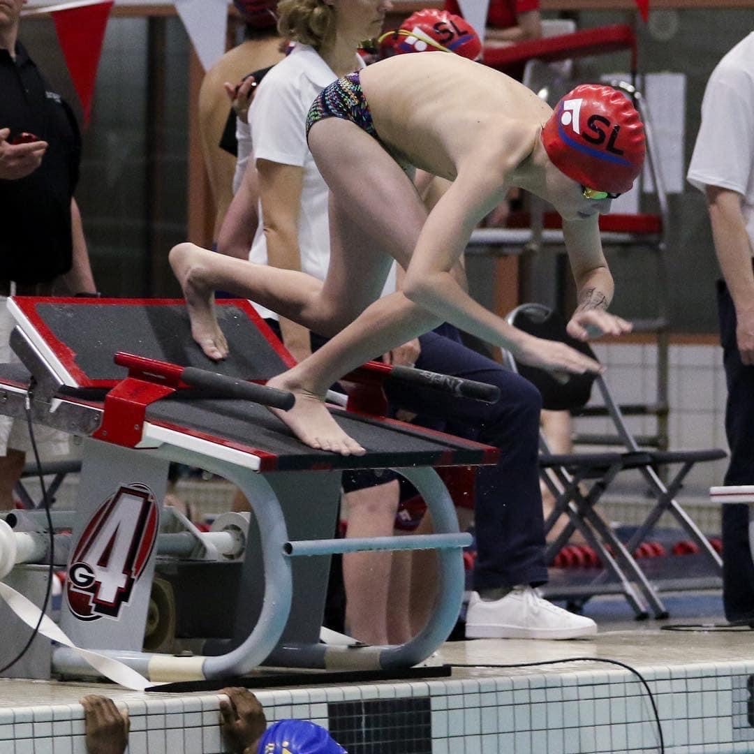 Ian DuTeau at  Gabrielsen Natatorium on the University of Georgia Campus